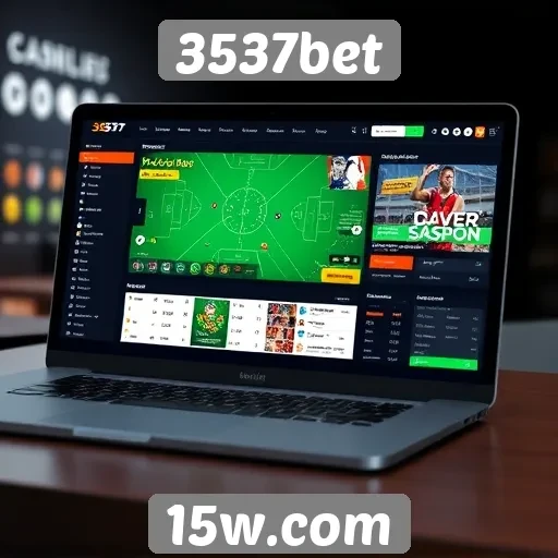 Interface do site 3537bet é amigável e intuitiva