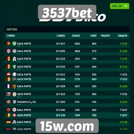 Comparativo de odds em 3537bet e concorrentes