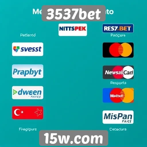 Variados métodos de pagamento no 3537bet