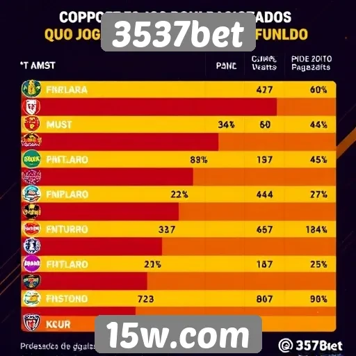 Estatísticas de jogos populares no 3537bet